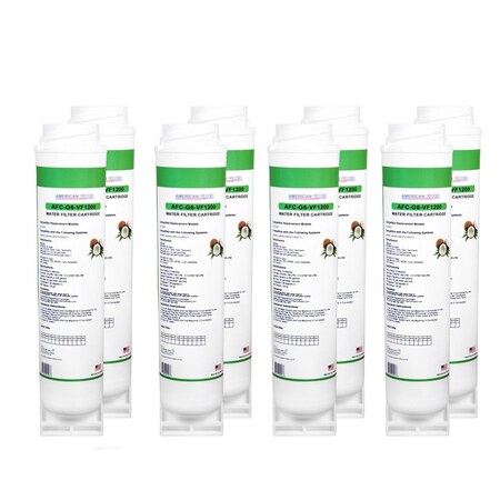 American Filter Co AFC Brand AFC-G6-VF1200, Compatible to Water Filters (8PK) Made by AFC AFC-G6-VF1200-8p-16913